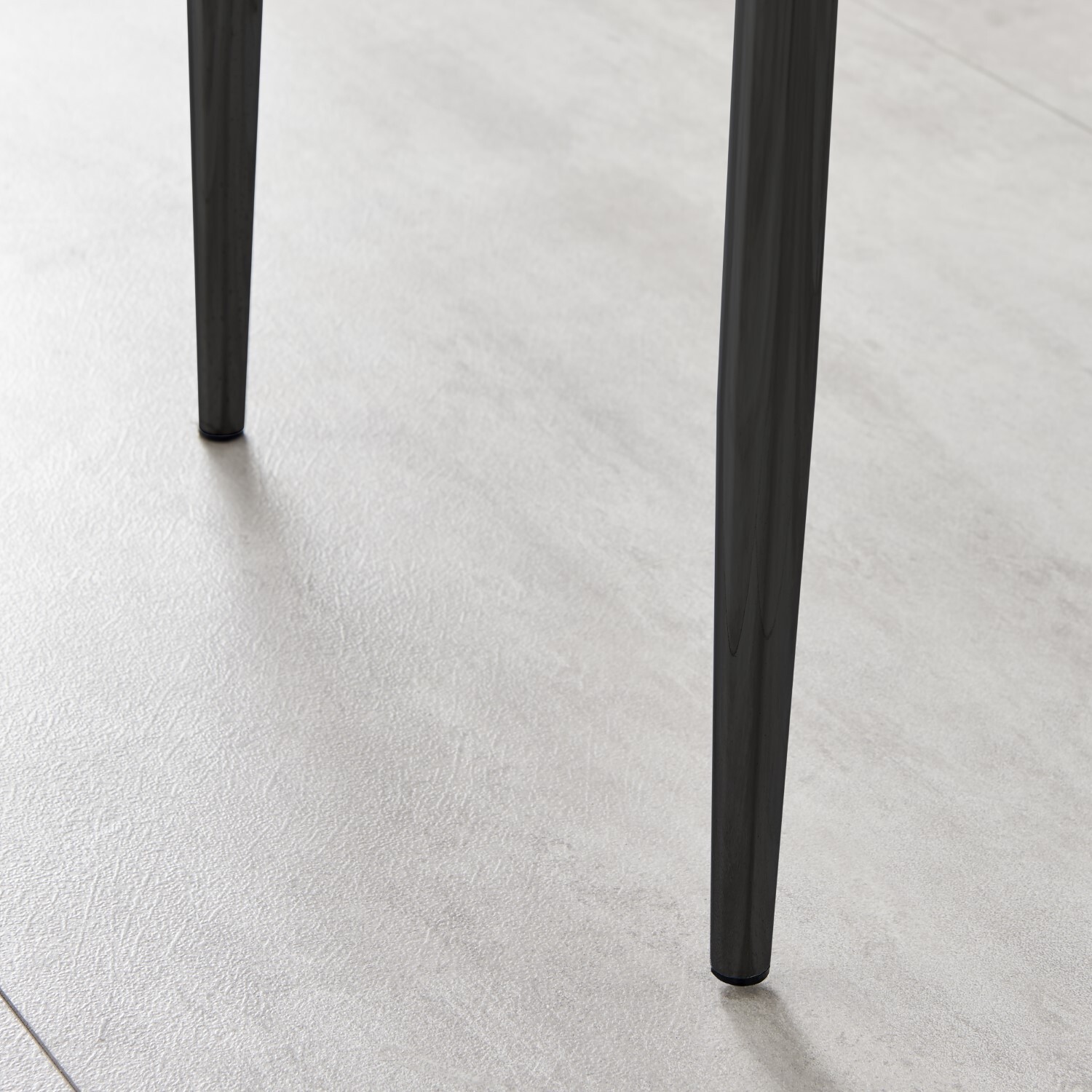 Novara 100cm Gold Round Dining Table And 4 Milan Black Leg Chairs - Cappuccino