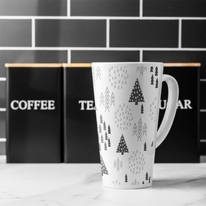 Scandinavian Style Christmas Dining Latte Mug