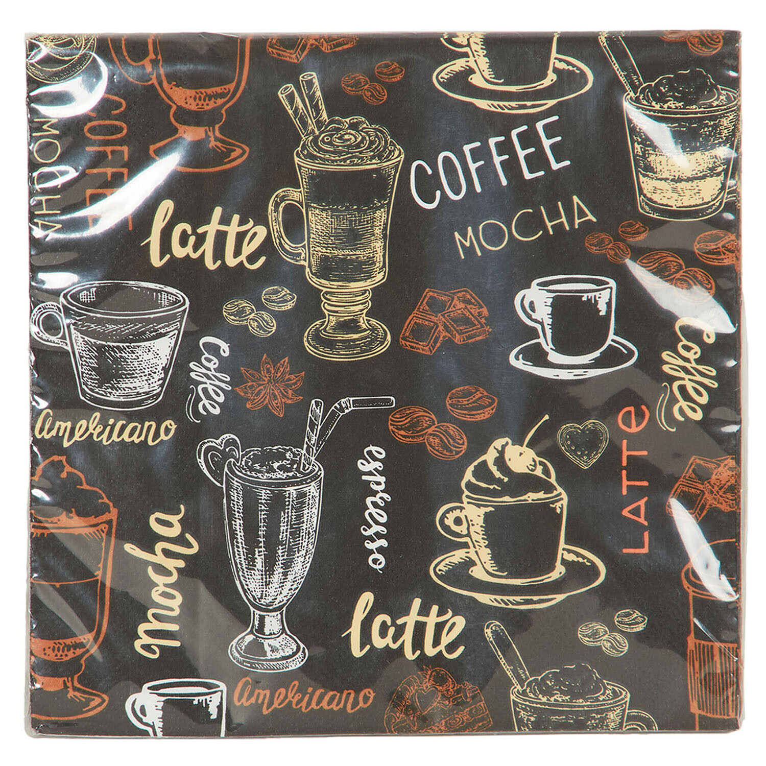 Image of Coffee Napkins - Multicolour