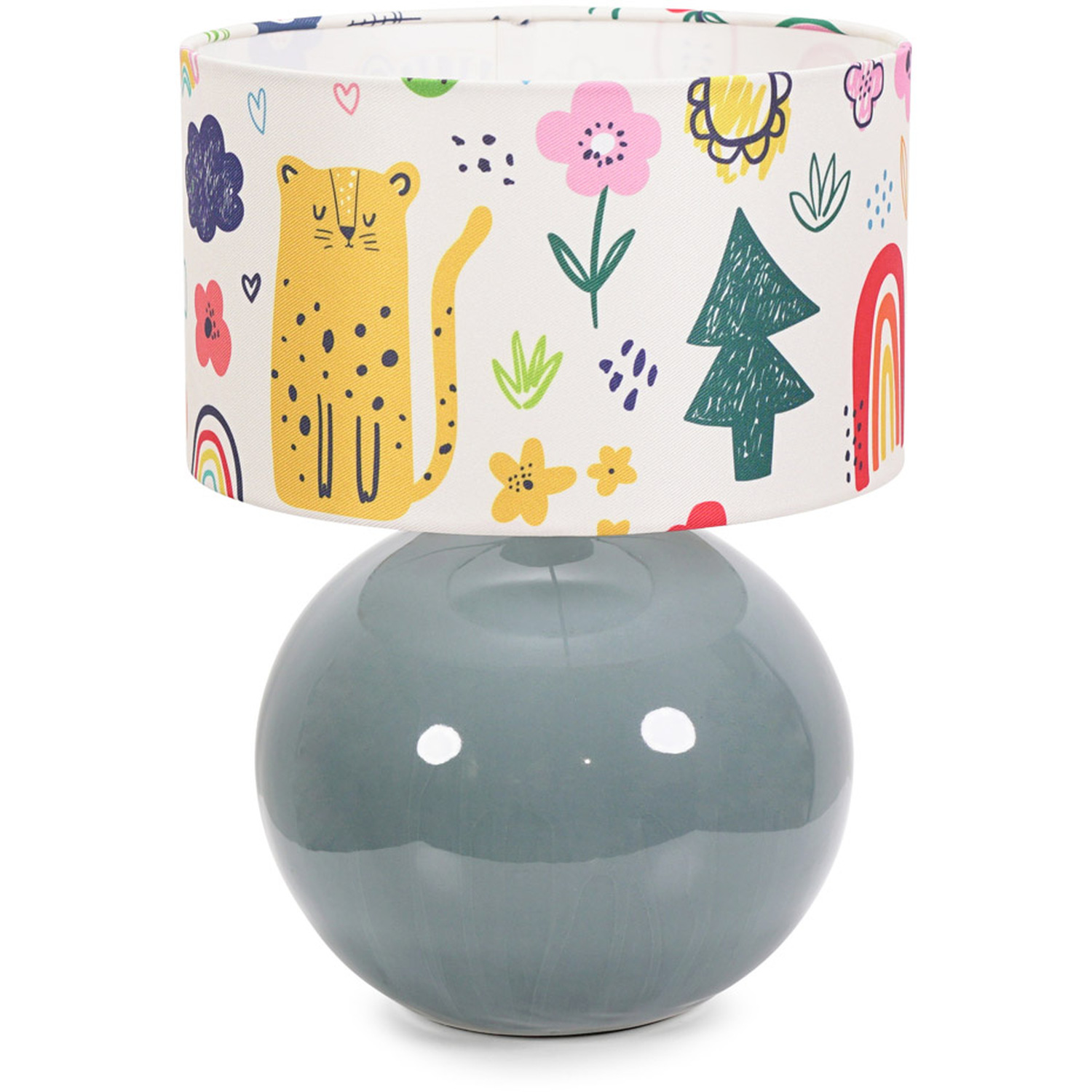 Bosco Eucalyptus Table Lamp Doodle Shade - Eucalyptus / Bulb Included