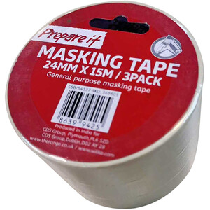 Pack of 3 Prepare It Masking Tape