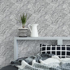 Superfresco Easy Kaya Mono Tropical Leaf Wallpaper