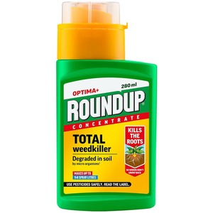 Roundup Optima Weedkiller Concentrate Tough Fast Acting 280ml