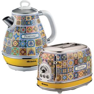 Positano 1.7L Kettle  2 Slice Toaster