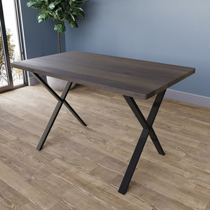 Kitchen Dining Table with X Shape Legs