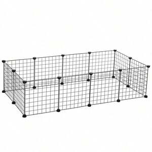SONGMICS Indoor Guinea Pig Playpen and Rabbit Cage