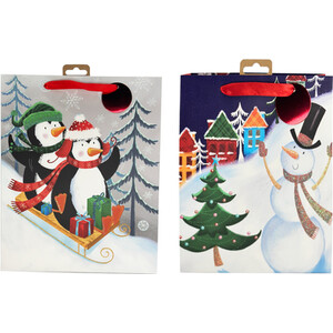 Penguin or Snowman Gift Bag