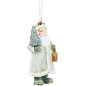 Sage Santa Hanging Tree Decoration
