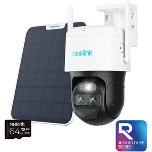 Reolink 2K TrackMix Auto PTZ AI 4G Solar with 64GB MicroSD