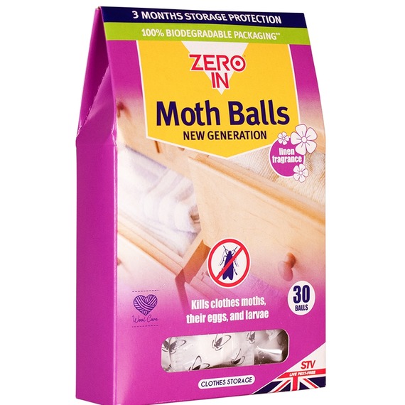 Zero In Moth Balls Linen Fragrance-30 Pack 
