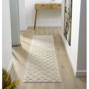 Isabella Living Room Area Rugs - Embossed Imperial Trellis Design Rug