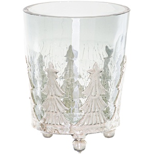 Crackled Christmas Tree Candle Holder3