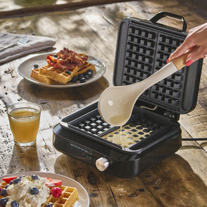Digital Dual Waffle Maker Iron Machine with Non-Stick Plates