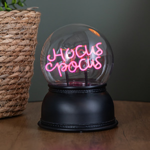 Light up Hocus Pocus Halloween Globe with LEDs