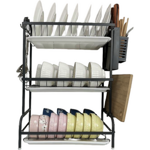 3-Tier Sink Dish Drainer Rack