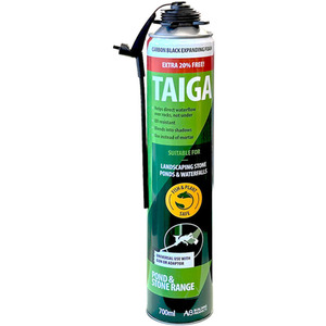 TAIGA Black PU Landscape Pond and Waterfall Foam 700ml