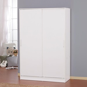 Raya 2 Door Sliding Wardrobe Matt White Storage Unit