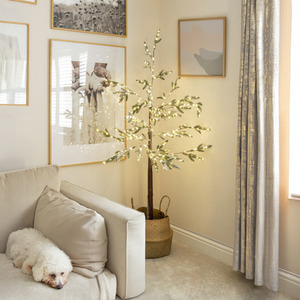 6ft Christmas Alpine Pre-Lit Tree