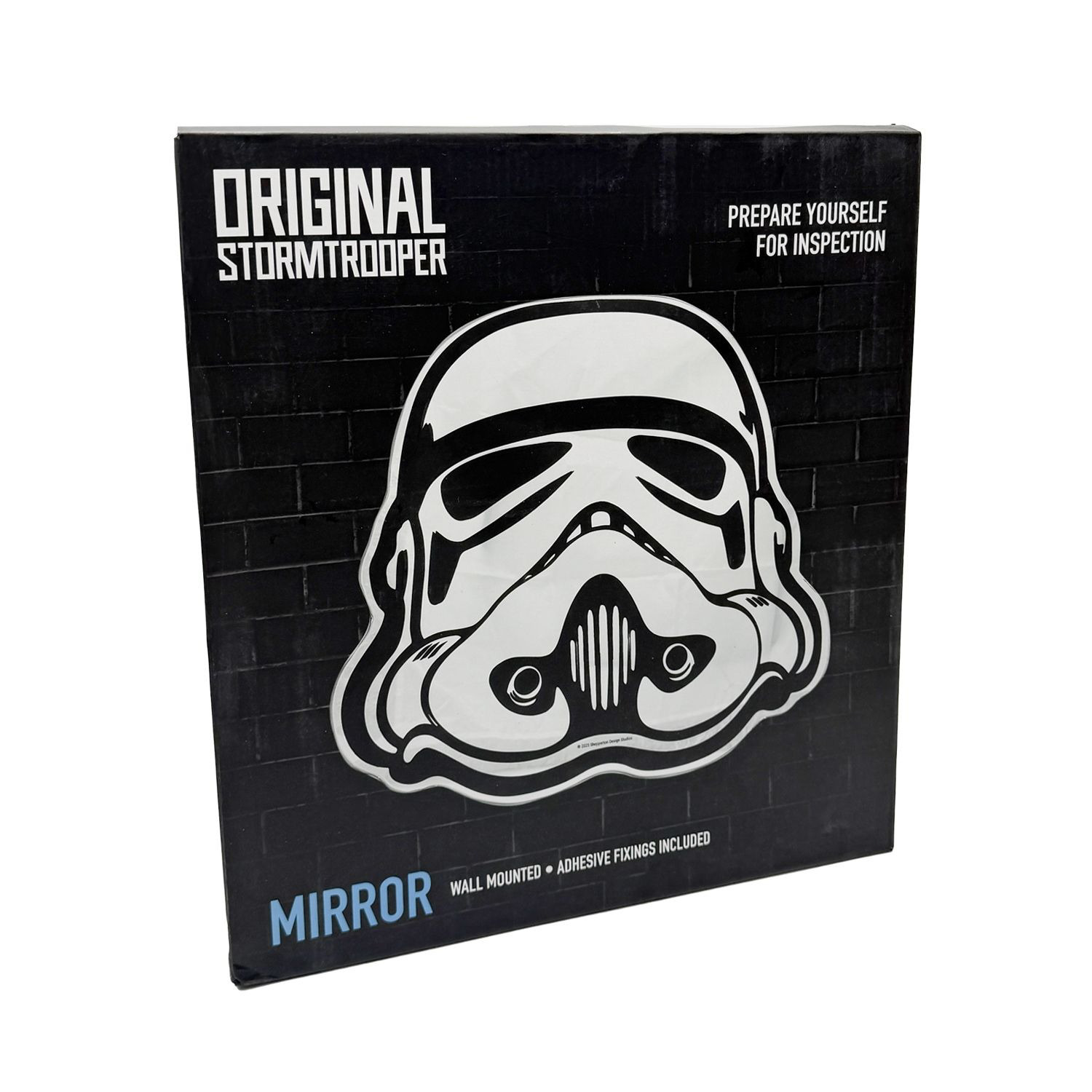 Original Stormtrooper Helmet Shaped Wall Mirror - Black