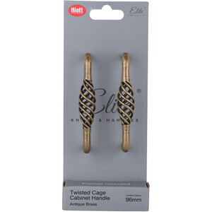 Pack of 2 Twisted Cage Cabinet D Handles