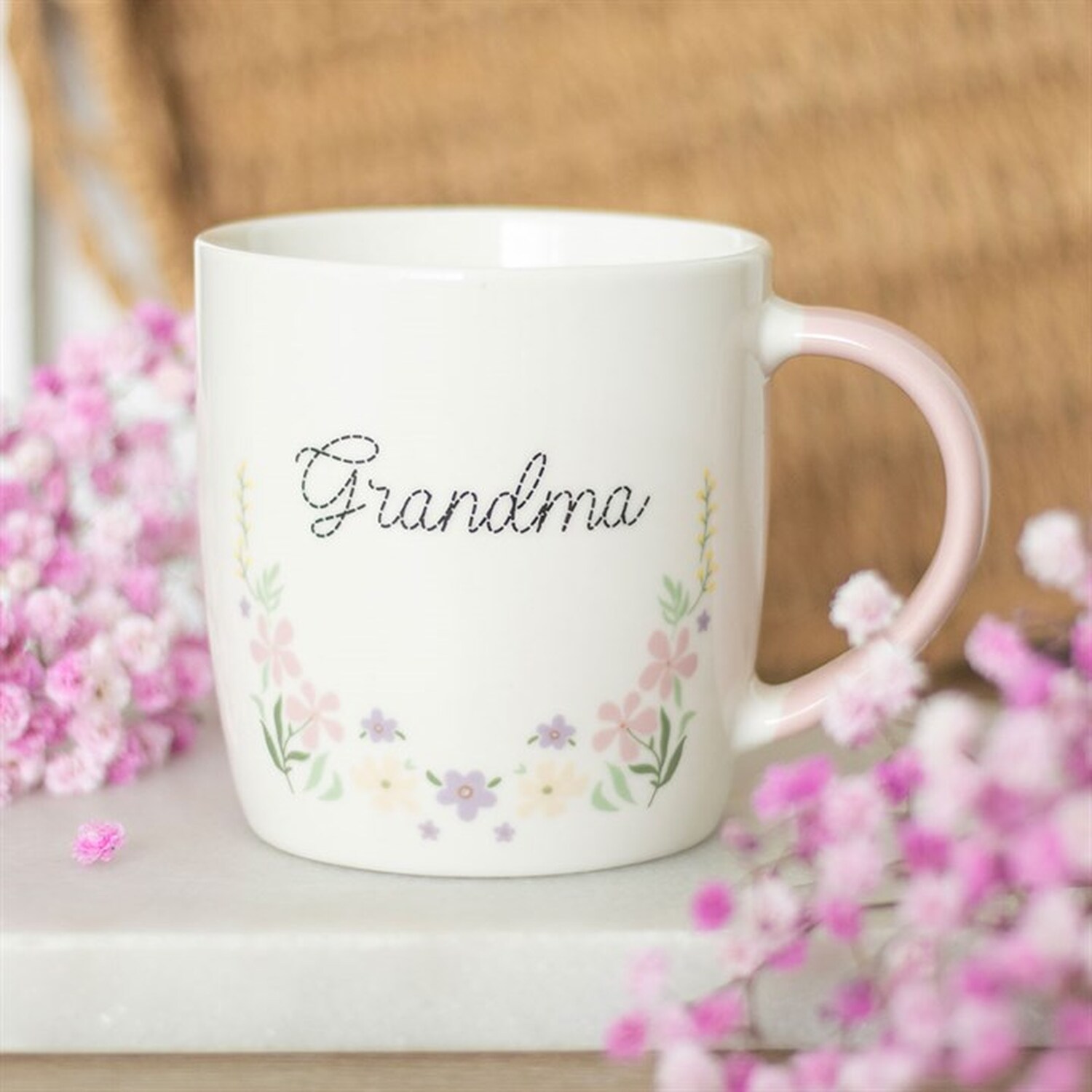 Image of Grandma'S Heartwarming Floral Mug For Every&hellip;