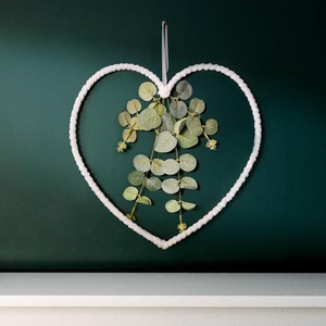 Christmas Heart Eucalyptus Wreath Decoration