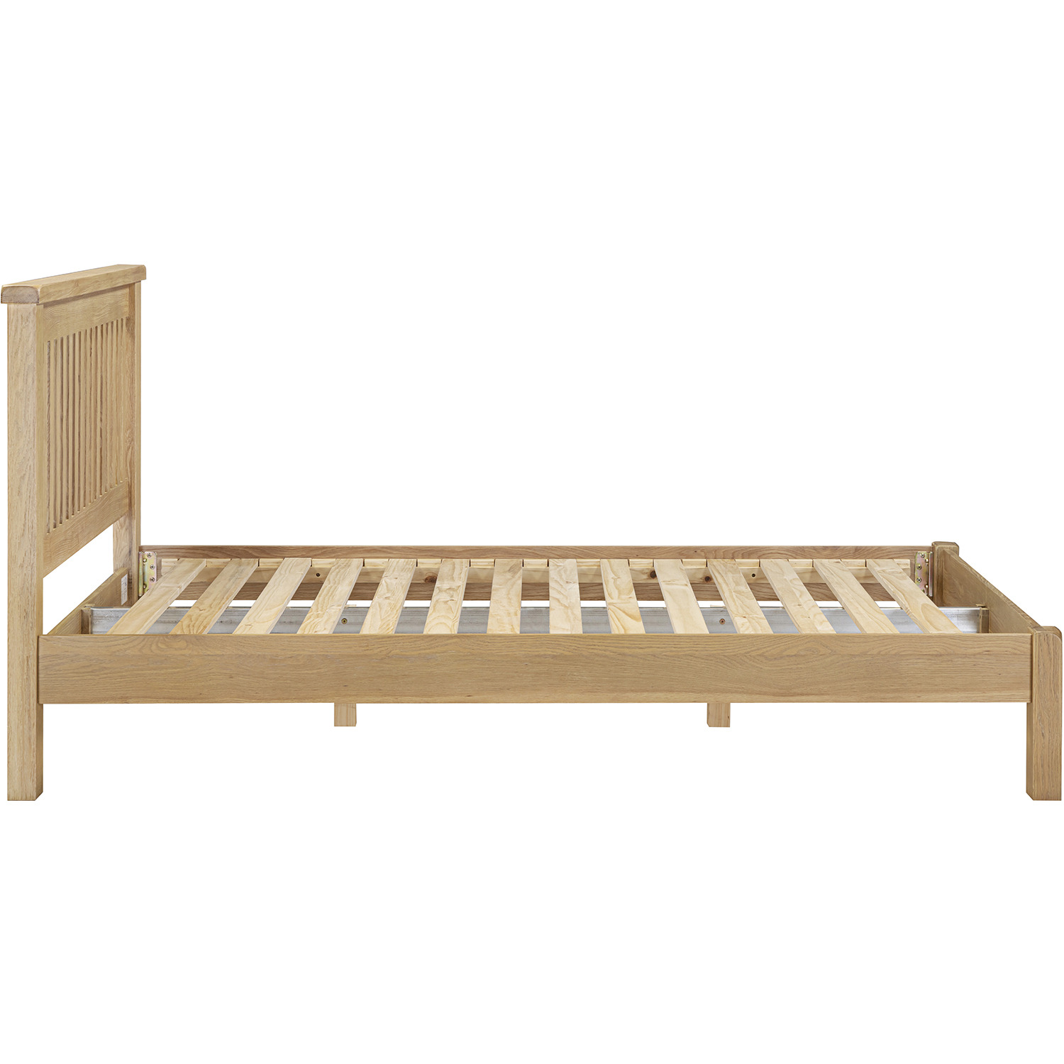 Windsor 5 Bed Low Foot End Part Assembled - Natural Oak