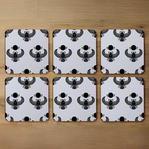 Scarab Silhouette Coaster