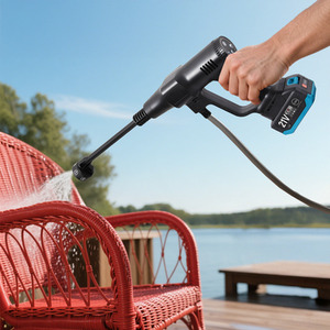 Cordless Electric Pressure Washer with 2 Batteries