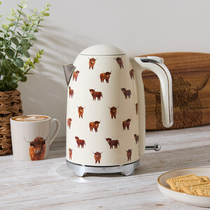 Highland Cow Stainless Steel Kettle