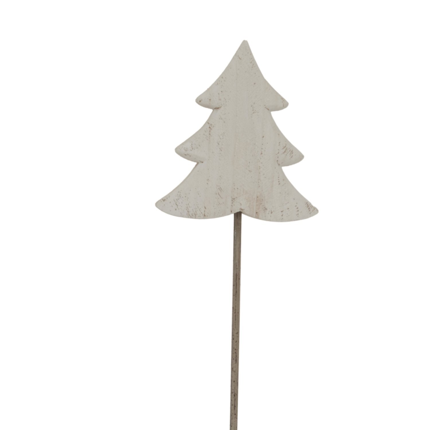 Large Whitewashed Rustic Tree Decor Farmhouse Coastal Style - White