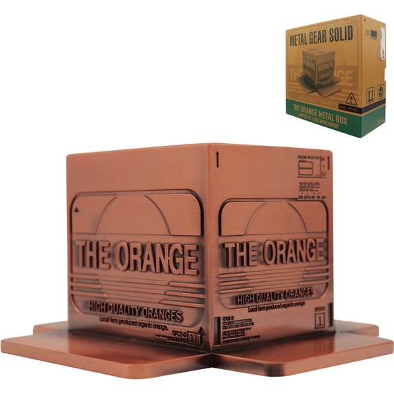 Metal Gear Solid 2 Cardboard Box Mini Metal Replica