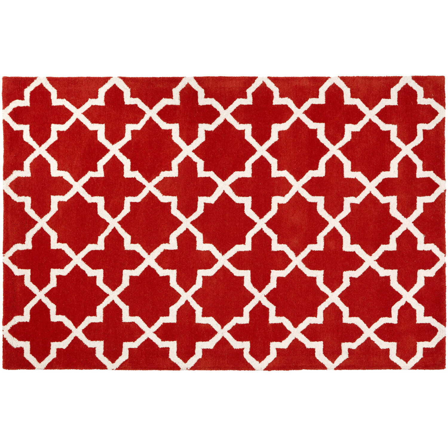 Bosie Kensington Townhouse Small Orange Hand Woven Rug - Orange