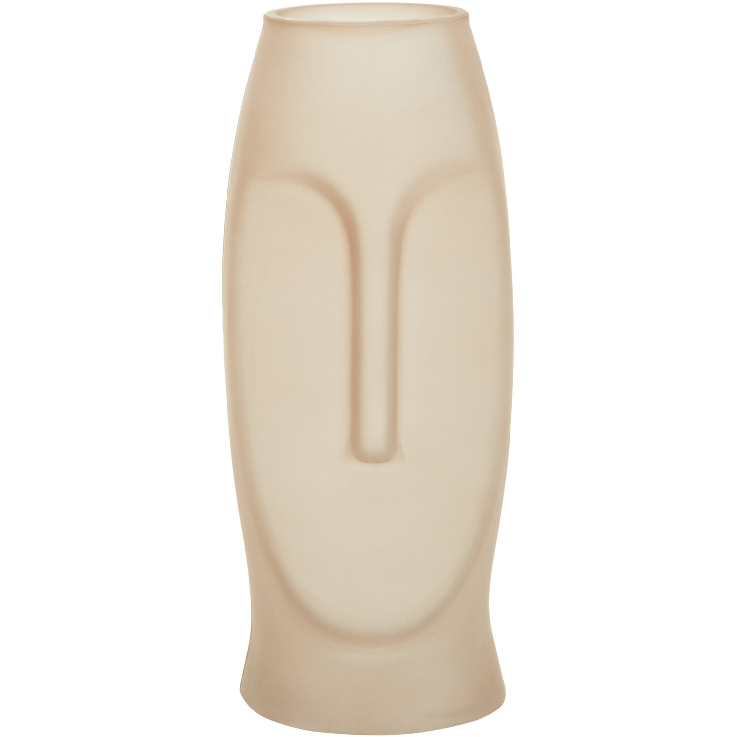 Fara White Vase - Glass 100%