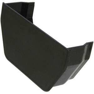 FloPlast 114mm Square Internal Stop End Black - PVCu - RES2