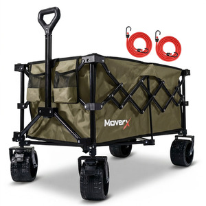 Folding Camping Festival Trolley on Wheels 200L
