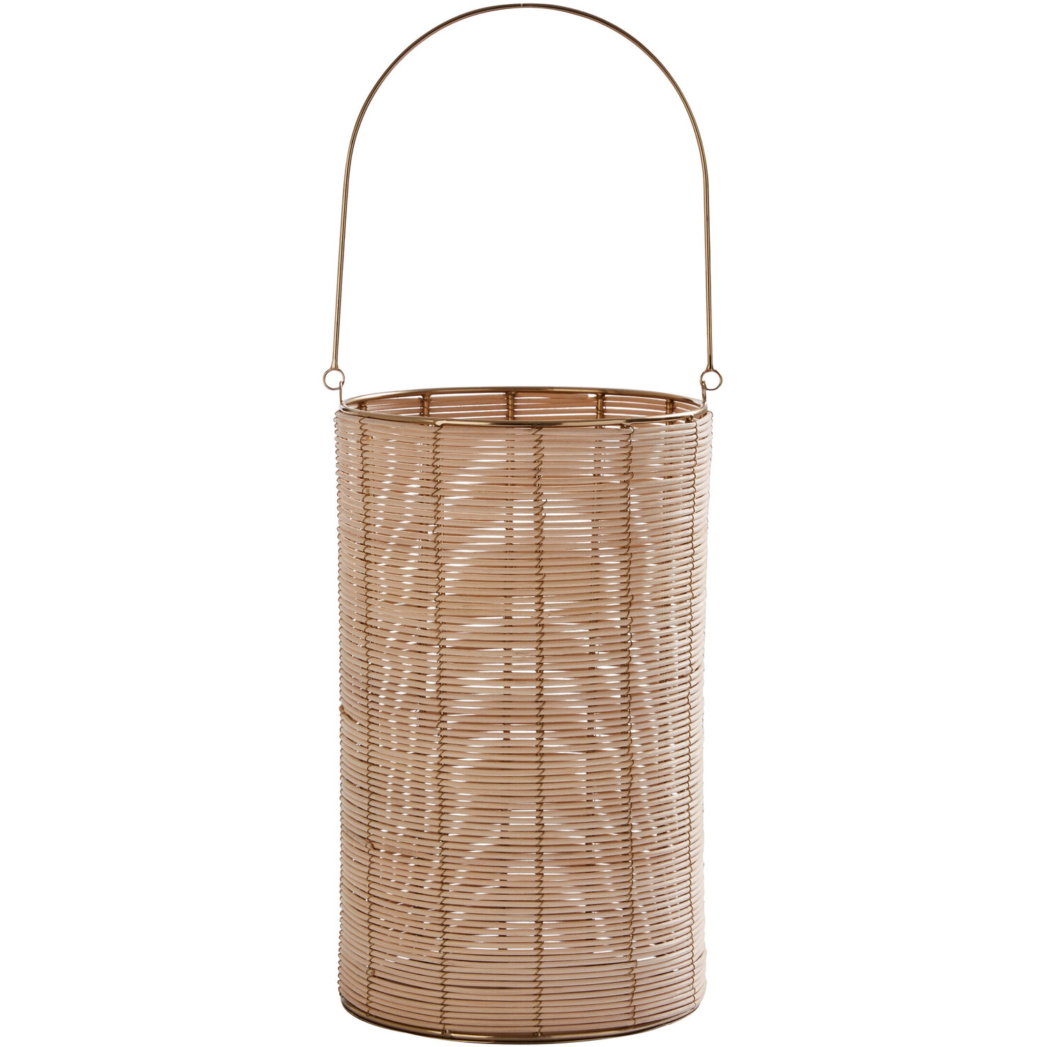 Malacca Large Hurricane Candle Holder - Gold