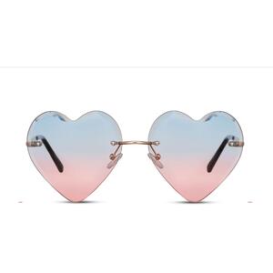 Vintage Heart Unisex Sunglasses