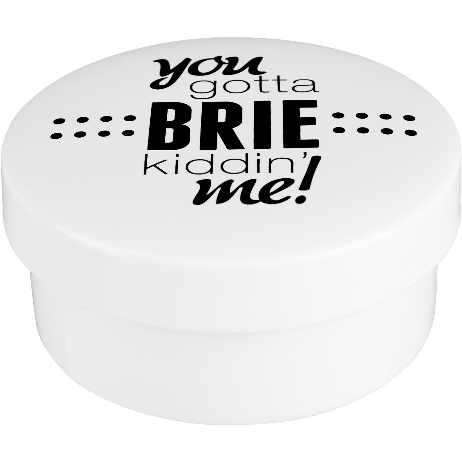 Pun and Games Cheese Baker - Black, White
