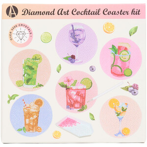 Diamond Art Cocktail Coaster Kit