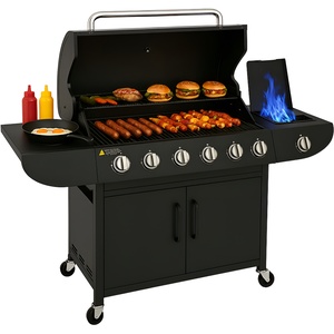 6+1 Gas Burner Grill BBQ Barbecue