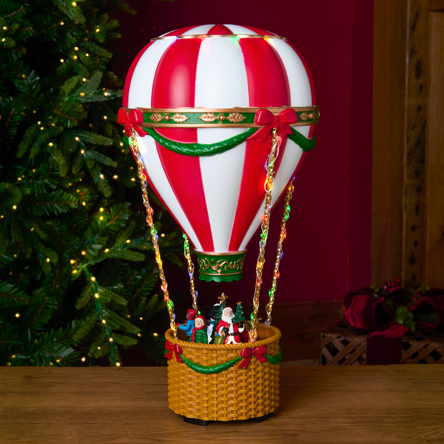 LED Spinning Hot Air Balloon Model
