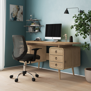 ALPHASON Somerset Desk Oak