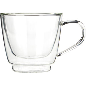 Amari Double Wall Glass Mug 190ml