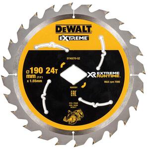 DEWALT Extreme Runtime FlexVolt Circular Saw Blade 190mm x Diamond x 24T
