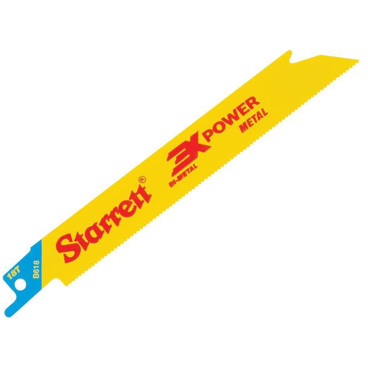 Starrett B618-5 B618-5 Bi-Metal Reciprocating Blade Metal Straight 152Mm 18 Tpi (Pack 5) - Image 7