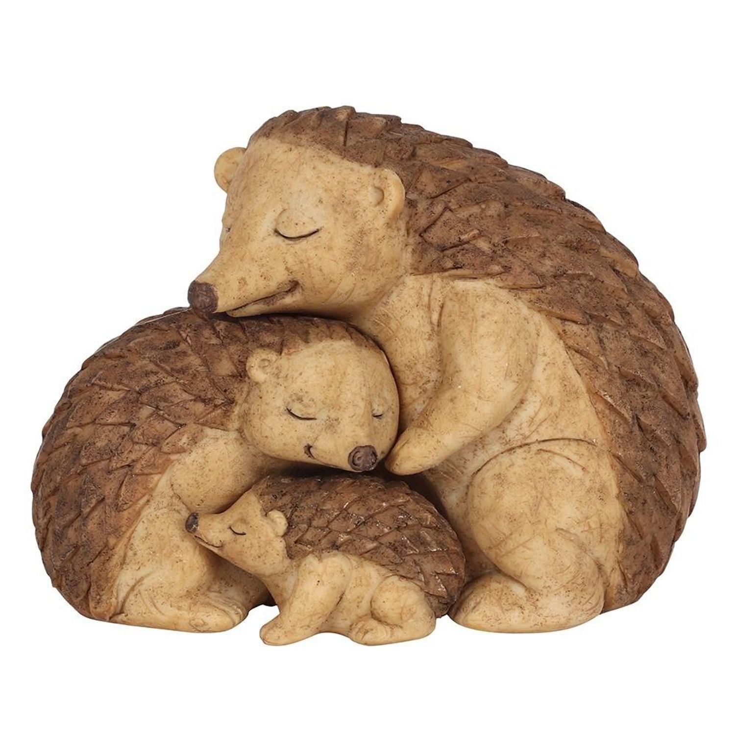 Something Different Hedgehog Family Ornament - Brown
