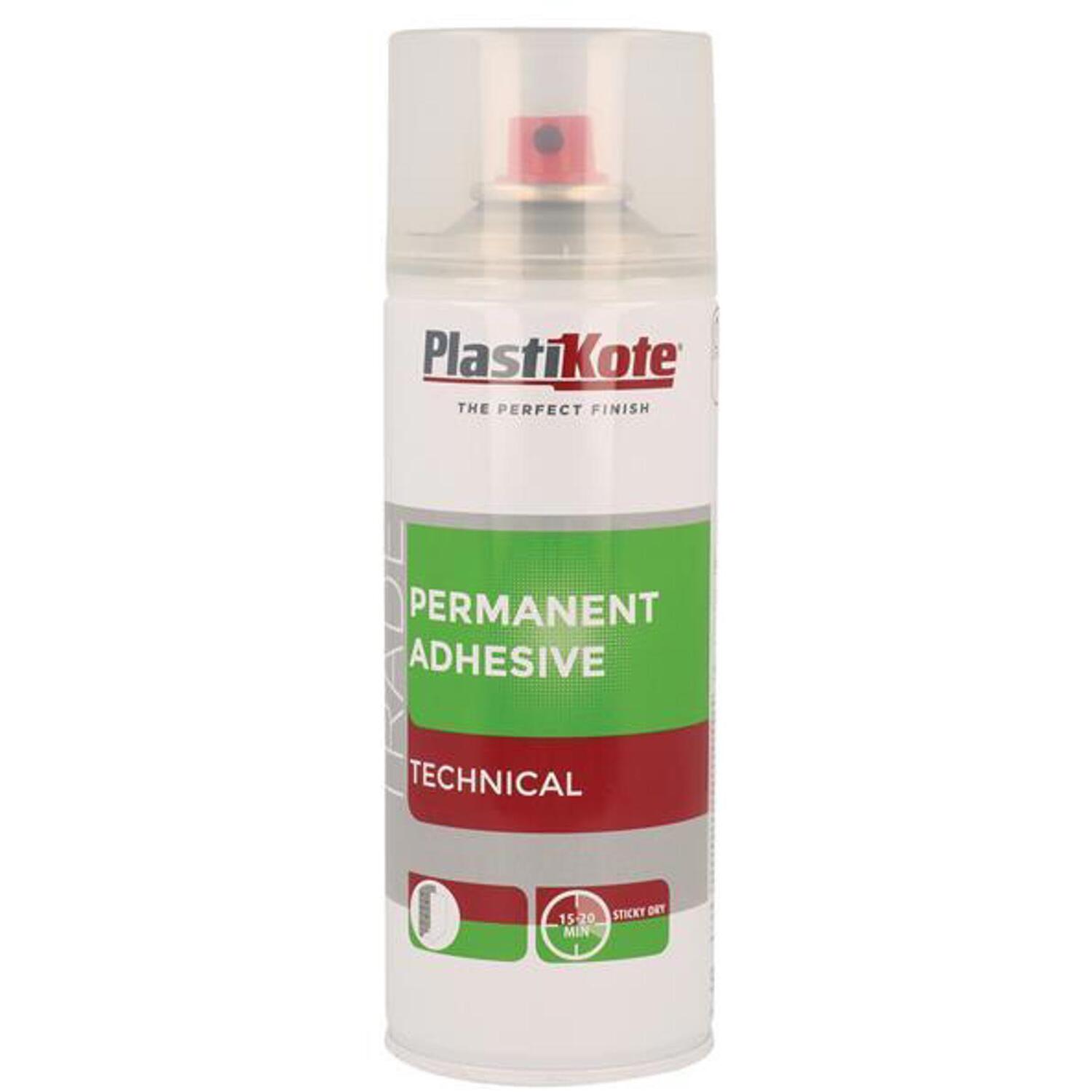 Plastikote Unisex Clear Trade Permanent Spray Adhesive 400Ml In - Image 8