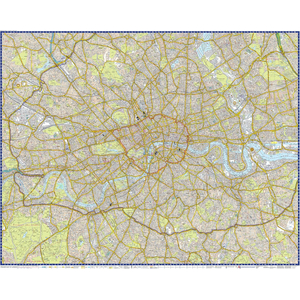 London A-Z Wall Map