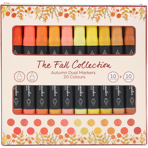Pack of 10 Autumn Dual-Tip Markers